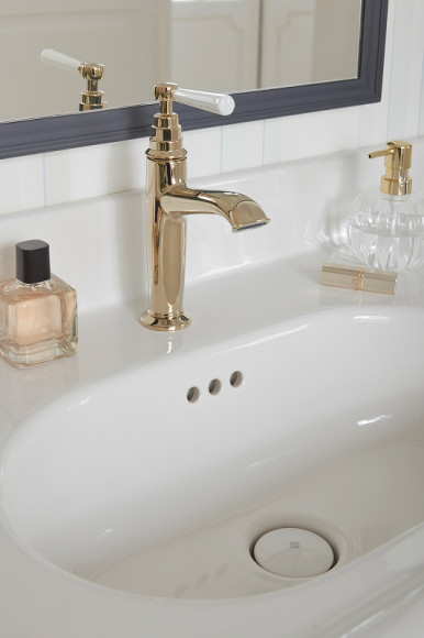 Смеситель для раковины Jacob Delafon Cleo 1889 E24307-BGG Золото глянцевое