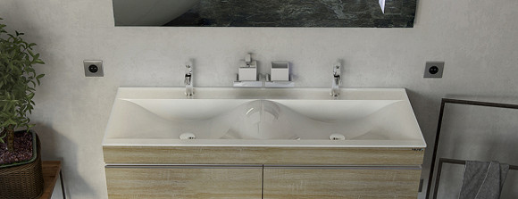 Раковина Velvex Pulsus 140 rkPUL.140-81 Белая