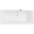 Акриловая ванна Excellent Pryzmat Slim 170x75 WAEX.PRY17S.SOFT.CR с гидромассажем