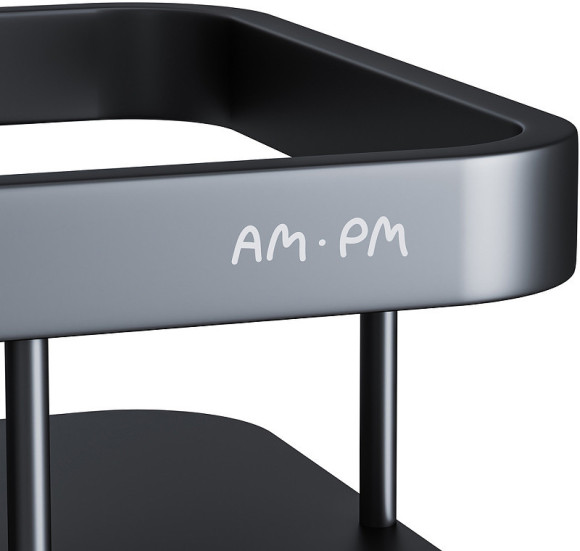 Полка корзина AM.PM Sense L A7453222 Черная матовая Полка корзина AM.PM Sense L A7453222 Черная матовая