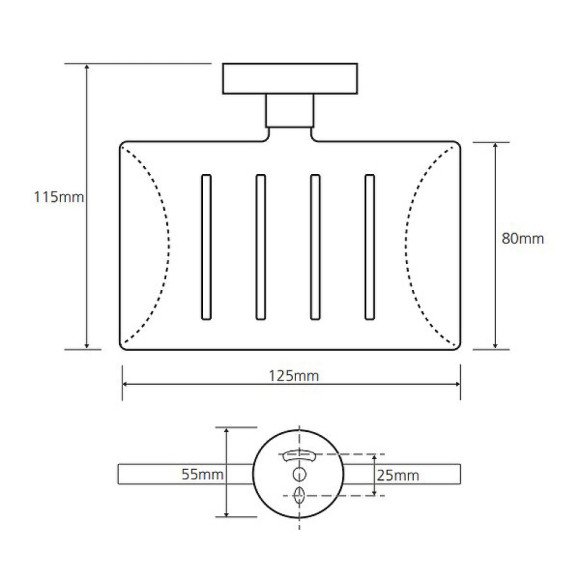 Мыльница Bemeta Omega 104208082 Хром Мыльница Bemeta Omega 104208082 Хром