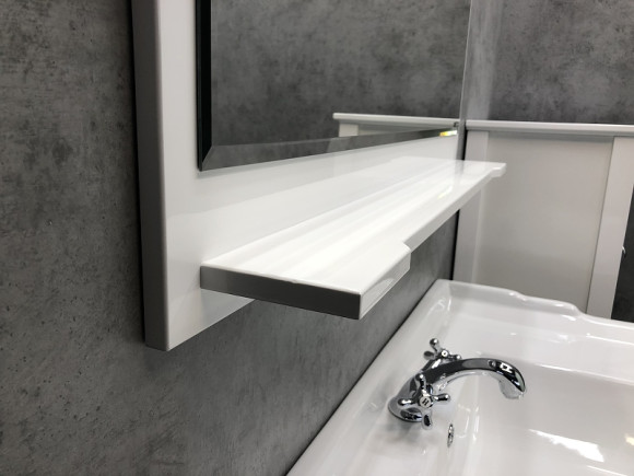 Зеркало Comforty Тбилиси 90 00003132632 Белый глянец Зеркало Comforty Тбилиси 90 00003132632 Белый глянец