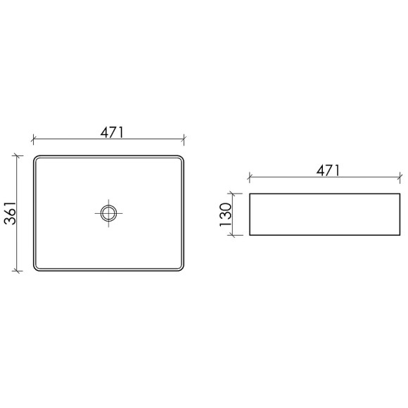 Раковина-чаша Ceramicanova Element 47 CN6069 Белая Раковина-чаша Ceramicanova Element 47 CN6069 Белая