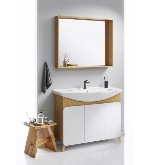 Тумба под раковину Aqwella Basic 105 BAS0110DZ Дуб золотой Тумба под раковину Aqwella Basic 105 BAS0110DZ Дуб золотой