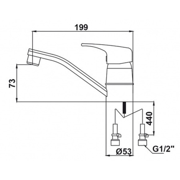Смеситель для кухни Kaiser Leon 19310 Хром Смеситель для кухни Kaiser Leon 19310 Хром