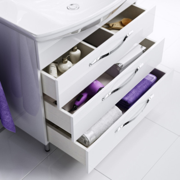 Тумба под раковину Aqwella Аллегро 85 Agr.01.08/3 Белая Тумба под раковину Aqwella Аллегро 85 Agr.01.08/3 Белая