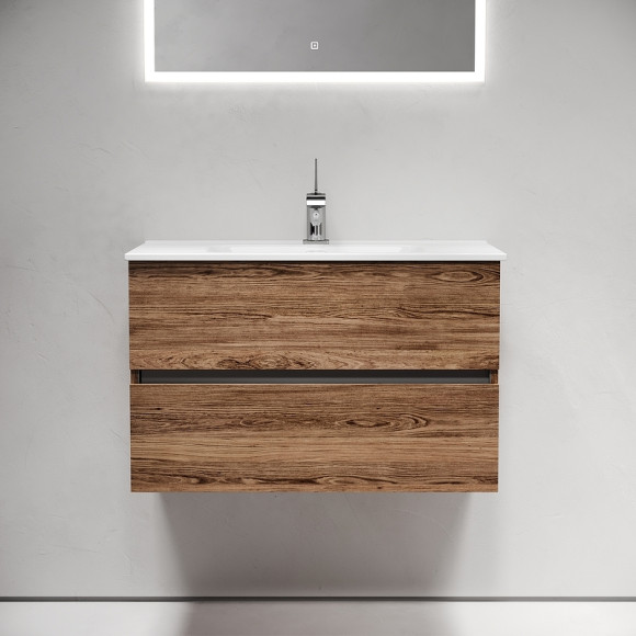 Тумба под раковину Sancos Urban 80 UR80ECH подвесная Дуб чарльстон