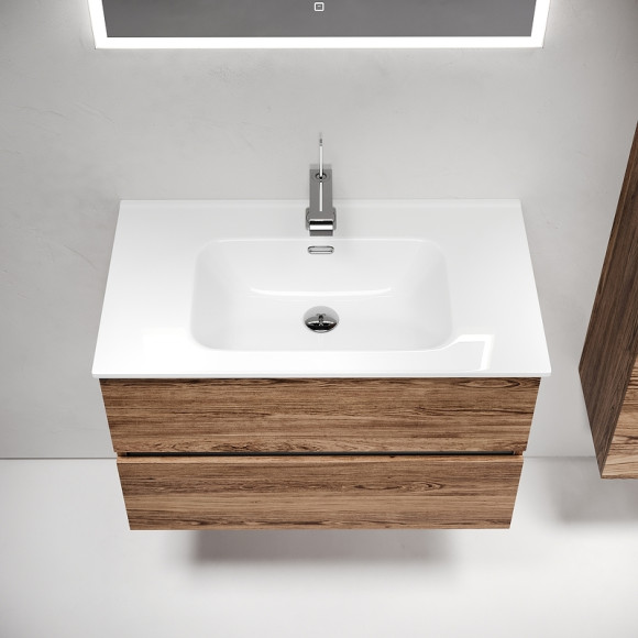 Тумба под раковину Sancos Urban 80 UR80ECH подвесная Дуб чарльстон