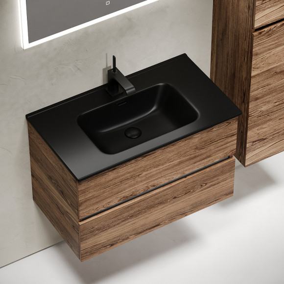 Тумба под раковину Sancos Urban 80 UR80ECH подвесная Дуб чарльстон