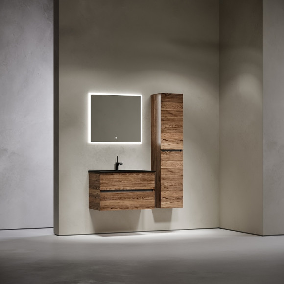 Тумба под раковину Sancos Urban 80 UR80ECH подвесная Дуб чарльстон