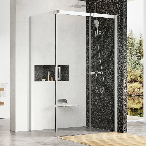 Душевой уголок Ravak Matrix MSDPS 120x80 R 0WPG4C00Z1 профиль Хром стекло Transparent Душевой уголок Ravak Matrix MSDPS 120x80 R 0WPG4C00Z1 профиль Хром стекло Transparent