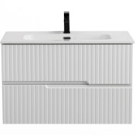 Тумба под раковину Cezares Duet-N 90 DUET-N-900-2C-SO-BL подвесная Bianco Lucido