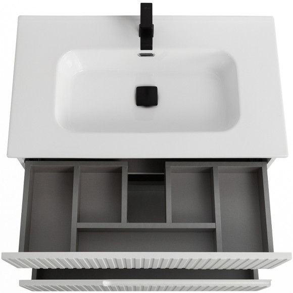 Тумба под раковину Cezares Duet-N 90 DUET-N-900-2C-SO-BL подвесная Bianco Lucido