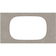 Столешница под раковину Kerama Marazzi Magica 90 MA.2.0.SG519920R\90 Серая матовая Столешница под раковину Kerama Marazzi Magica 90 MA.2.0.SG519920R\90 Серая матовая