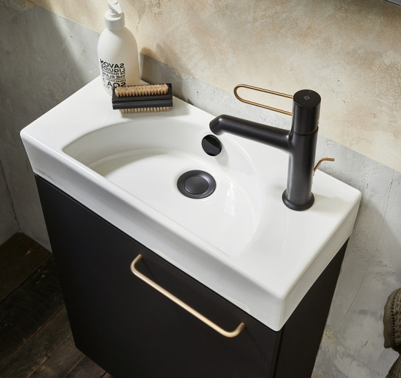 Раковина Jacob Delafon Odeon Rive Gauche 50 R EGO112-56-00 Белая Раковина Jacob Delafon Odeon Rive Gauche 50 R EGO112-56-00 Белая