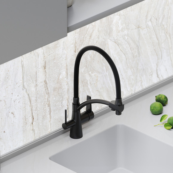 Смеситель для кухни Sancos Eri SC4001MB Черный матовый