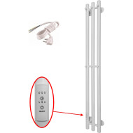 Электрический полотенцесушитель Маргроид Inaro 1200x120 Inaro-12012-1049-9016L левый Белый матовый