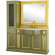 Тумба под раковину Migliore Ravenna 119 L 27065 Оливковый Золото без столешницы Тумба под раковину Migliore Ravenna 119 L 27065 Оливковый Золото без столешницы