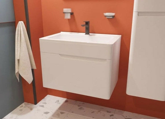 Раковина Эстет Каре Люкс 70 ФР-00006050 Белая Раковина Эстет Каре Люкс 70 ФР-00006050 Белая