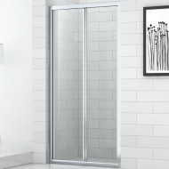 Душевая дверь в нишу Cezares ECO-O-BS-80-C-Cr профиль Хром стекло прозрачное