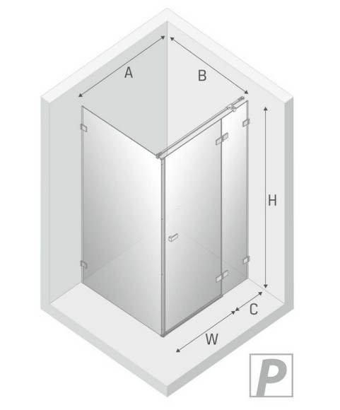 Душевой уголок New Trendy Avexa Black 100x120 R EXK-1595 профиль Черный стекло прозрачное Душевой уголок New Trendy Avexa Black 100x120 R EXK-1595 профиль Черный стекло прозрачное