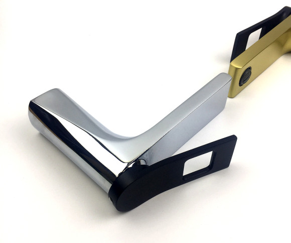 Смеситель для раковины Bronze de Luxe Element EL02CB Хром Черный