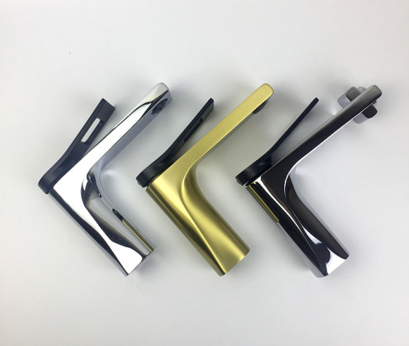 Смеситель для раковины Bronze de Luxe Element EL02CB Хром Черный