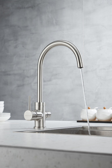 Смеситель для кухни Paulmark Essen Es213211-NI Никель