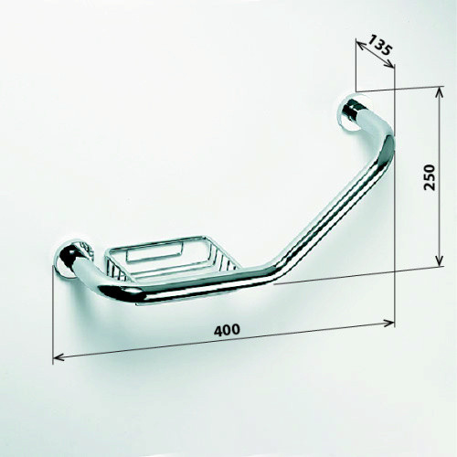 Поручень Bemeta Omega 102307032 Хром Поручень Bemeta Omega 102307032 Хром