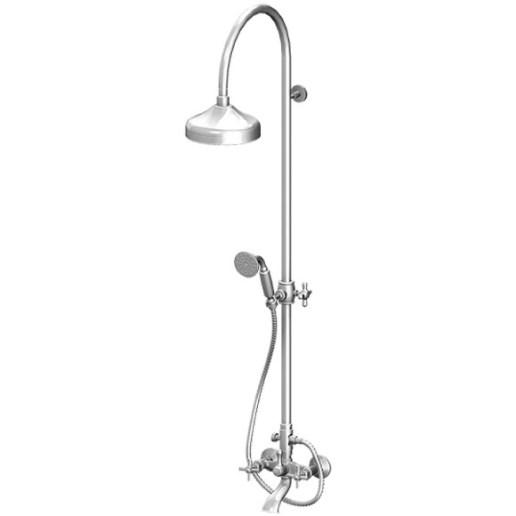Душевая система Gattoni TRD TR508/18C0 Хром