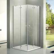 Душевой уголок WeltWasser WW200 Q22 100x100 10000002933 профиль Хром стекло прозрачное