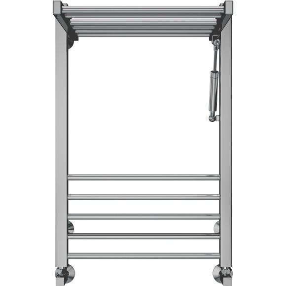 Водяной полотенцесушитель Terminus Валенсия П12 500х800 4670078529473 с полкой Хром, нижнее подключение, G 1/2" ВР, с угловым соединением Водяной полотенцесушитель Terminus Валенсия П12 500х800 4670078529473 с полкой Хром, нижнее подключение, G 1/2" ВР, с угловым соединением
