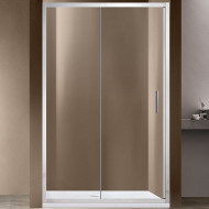 Душевая дверь Vincea Garda 120 VDS-1G120CL профиль Хром стекло прозрачное