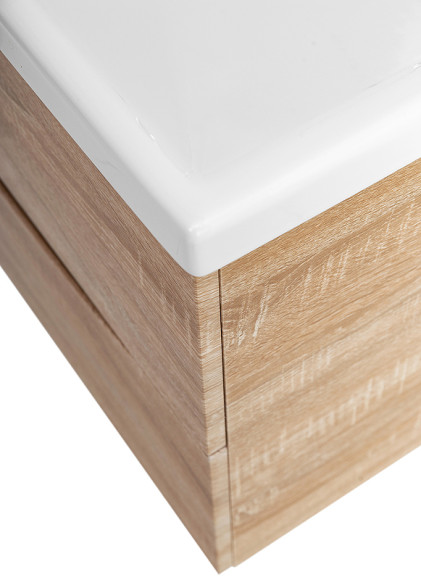 Тумба под раковину BelBagno Marino-Cer 70 MARINO-CER-700-2C-SO-WO-P подвесная Rovere Bianco