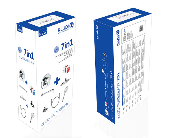 Душевая система Kludi Pure Easy 376400565 Хром Душевая система Kludi Pure Easy 376400565 Хром