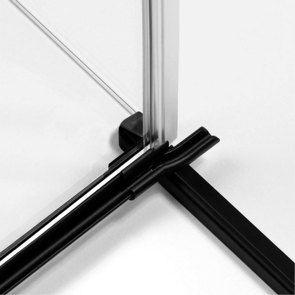 Душевой уголок New Trendy Avexa Black 120x80 R EXK-1599 профиль Черный стекло прозрачное Душевой уголок New Trendy Avexa Black 120x80 R EXK-1599 профиль Черный стекло прозрачное