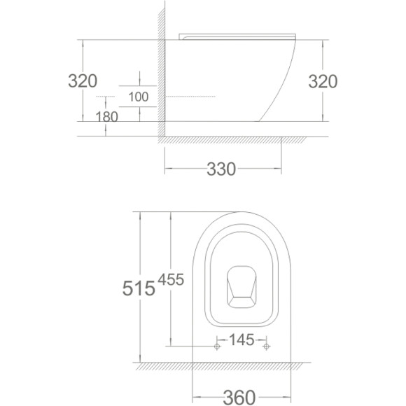 Унитаз Agger AT03100 подвесной с сиденьем Микролифт Унитаз Agger AT03100 подвесной с сиденьем Микролифт