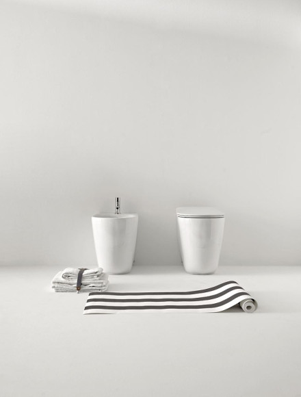 Биде Kerasan Nolita 532001*1 Белое