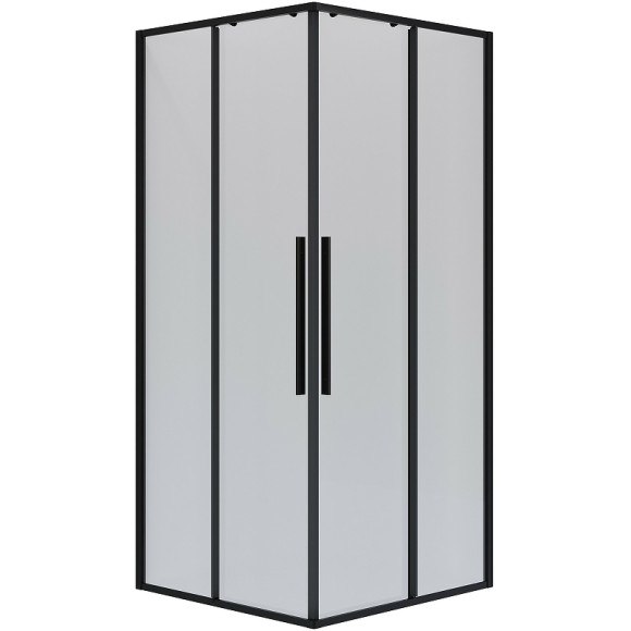 Душевой уголок Niagara Nova 90х90 NG-6823-34BLACK профиль Черный матовый стекло прозрачное