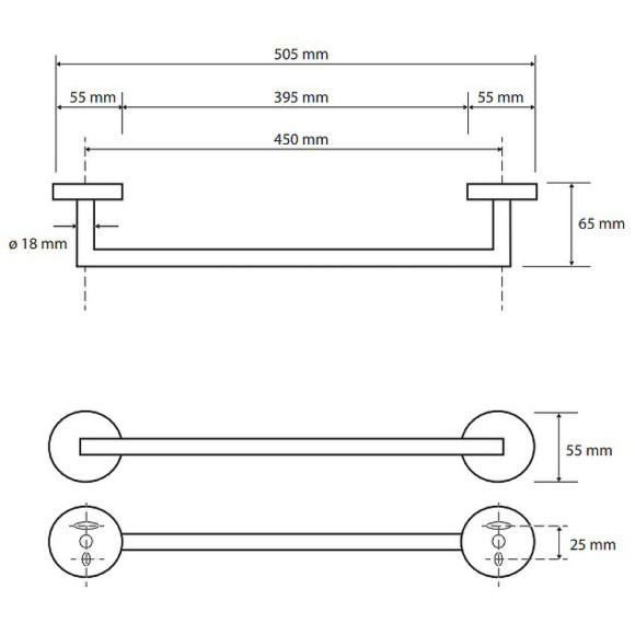 Полотенцедержатель Bemeta Omega 104204022 Хром Полотенцедержатель Bemeta Omega 104204022 Хром