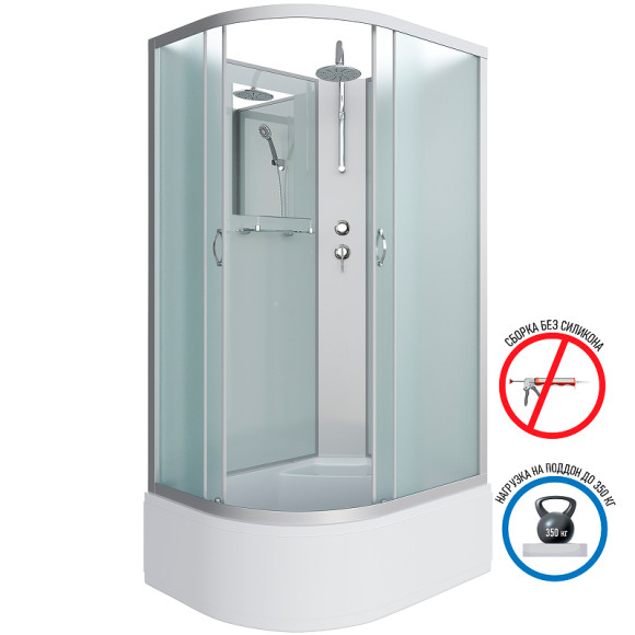 Душевая кабина Niagara Classic 120x80 R NG-2310-14RBKT без гидромассажа Душевая кабина Niagara Classic 120x80 R NG-2310-14RBKT без гидромассажа