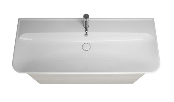 Тумба с раковиной Burgbad Iveo 120 SFEN120F2835G0161C0001*1 подвесная Дуб меринос