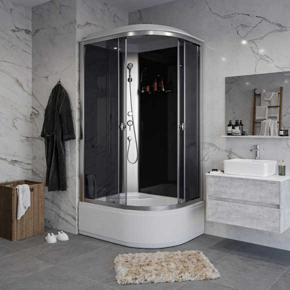 Душевая кабина Niagara Eco 120x90 L E120/90/40L/TN без гидромассажа