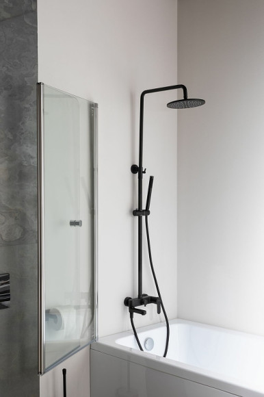 Комплект смесителей Paffoni Light KITCOL632NO71 Черный матовый