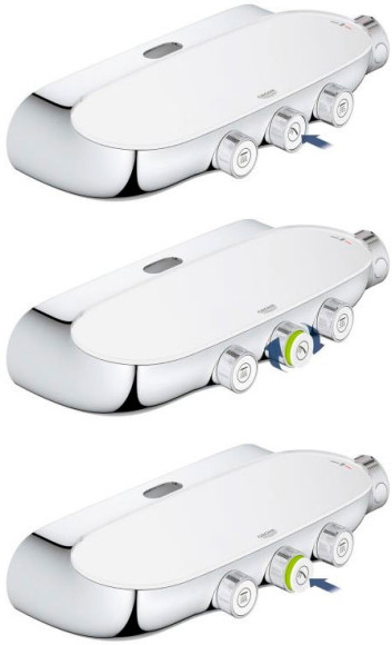 Душевая система Grohe Rainshower System SmartControl 360 Duo 26250000 хром