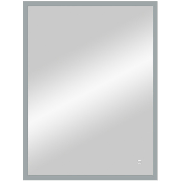 Зеркало Континент Solid 600х800 ЗЛП620 с подсветкой Серебро с сенсорным выключателем Зеркало Континент Solid 600х800 ЗЛП620 с подсветкой Серебро с сенсорным выключателем