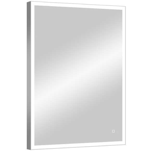 Зеркало Континент Solid 600х800 ЗЛП620 с подсветкой Серебро с сенсорным выключателем Зеркало Континент Solid 600х800 ЗЛП620 с подсветкой Серебро с сенсорным выключателем
