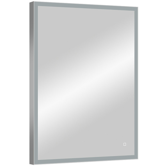 Зеркало Континент Solid 600х800 ЗЛП620 с подсветкой Серебро с сенсорным выключателем Зеркало Континент Solid 600х800 ЗЛП620 с подсветкой Серебро с сенсорным выключателем