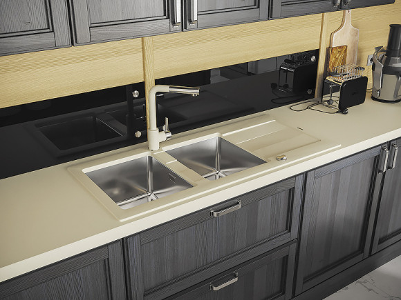 Кухонная мойка Florentina Комби-1160 21.415.E1160.107 Песочная Кухонная мойка Florentina Комби-1160 21.415.E1160.107 Песочная