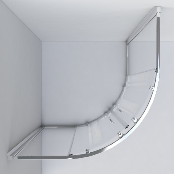 Душевой уголок Vincea Garda 90x90 VSQ-1G900CL профиль Хром стекло прозрачное